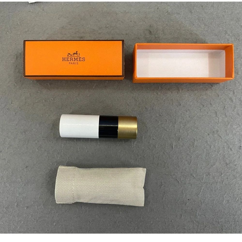Hermes Rouge Hermes Magnetic Lipstick Sleeve & Box 0.12oz  Refillable PRISTINE